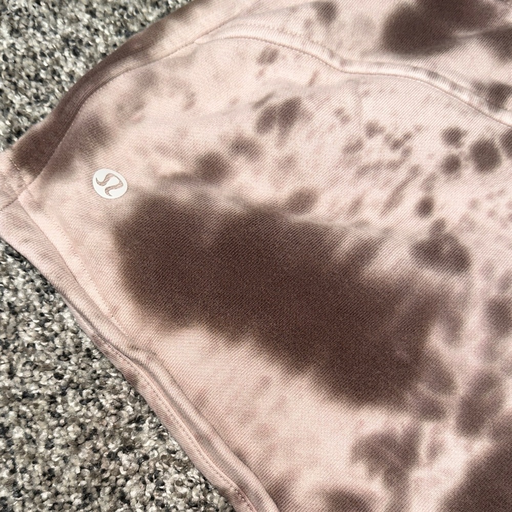 LuLuLemon purplish Tie-Dye Athletic Shorts for Women - Picture 4 of 7
